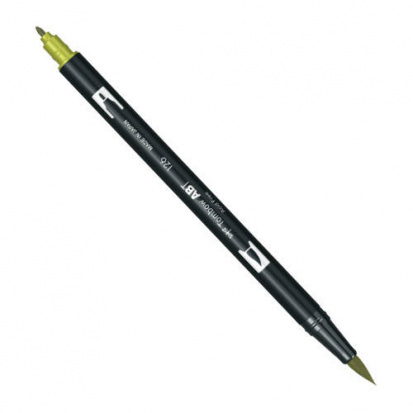Маркер-кисть "Abt Dual Brush Pen" 126 светло-оливковый